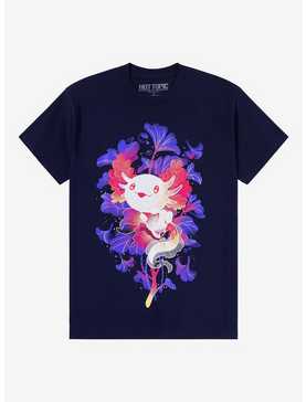 Swimming Axolotl T-Shirt By Snouleaf, , hi-res