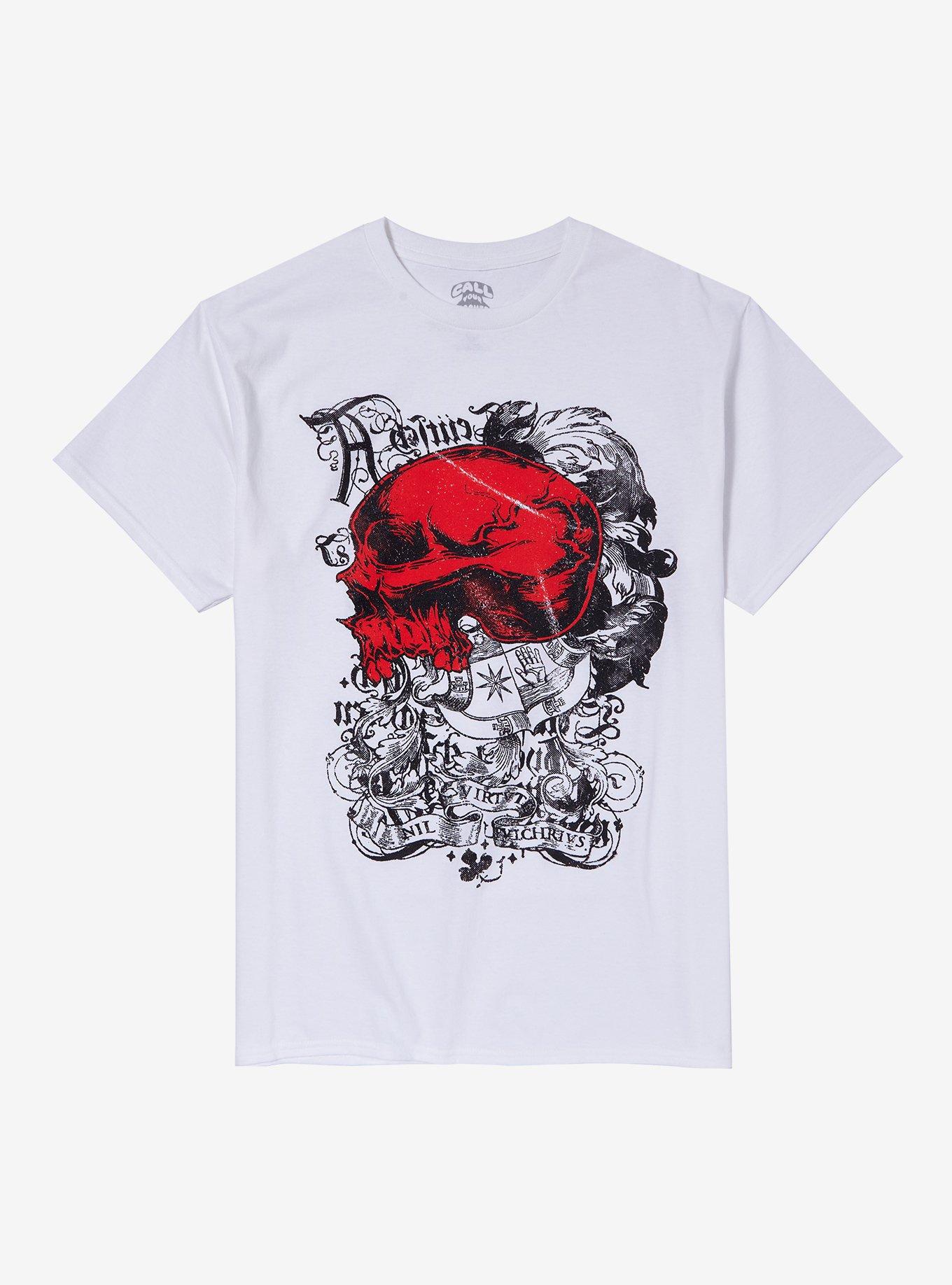 Red Skull Filigree T-Shirt | Hot Topic