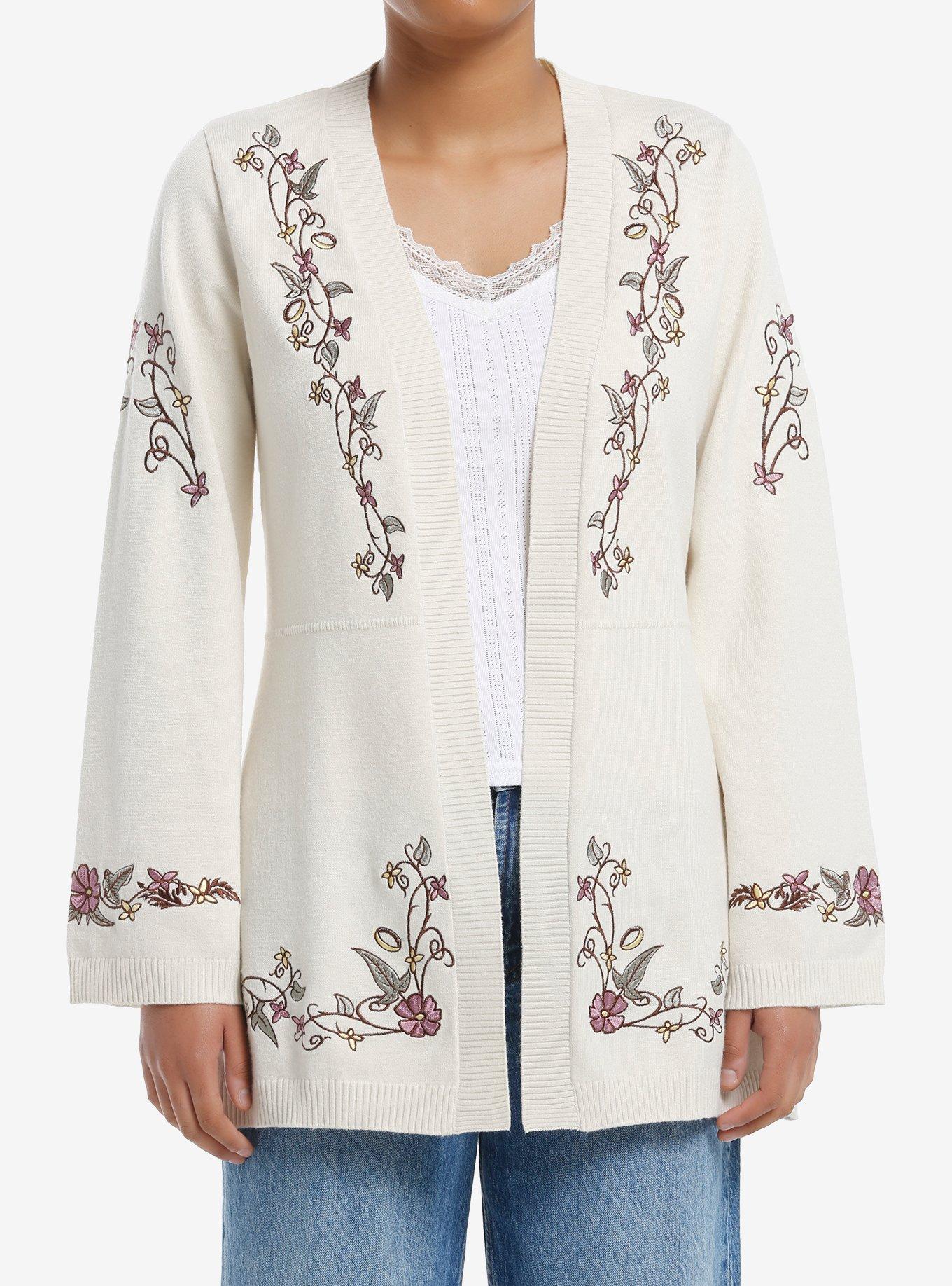 Her Universe The Lord Of The Rings Icons Floral Filigree Cardigan Her Universe Exclusive, , hi-res