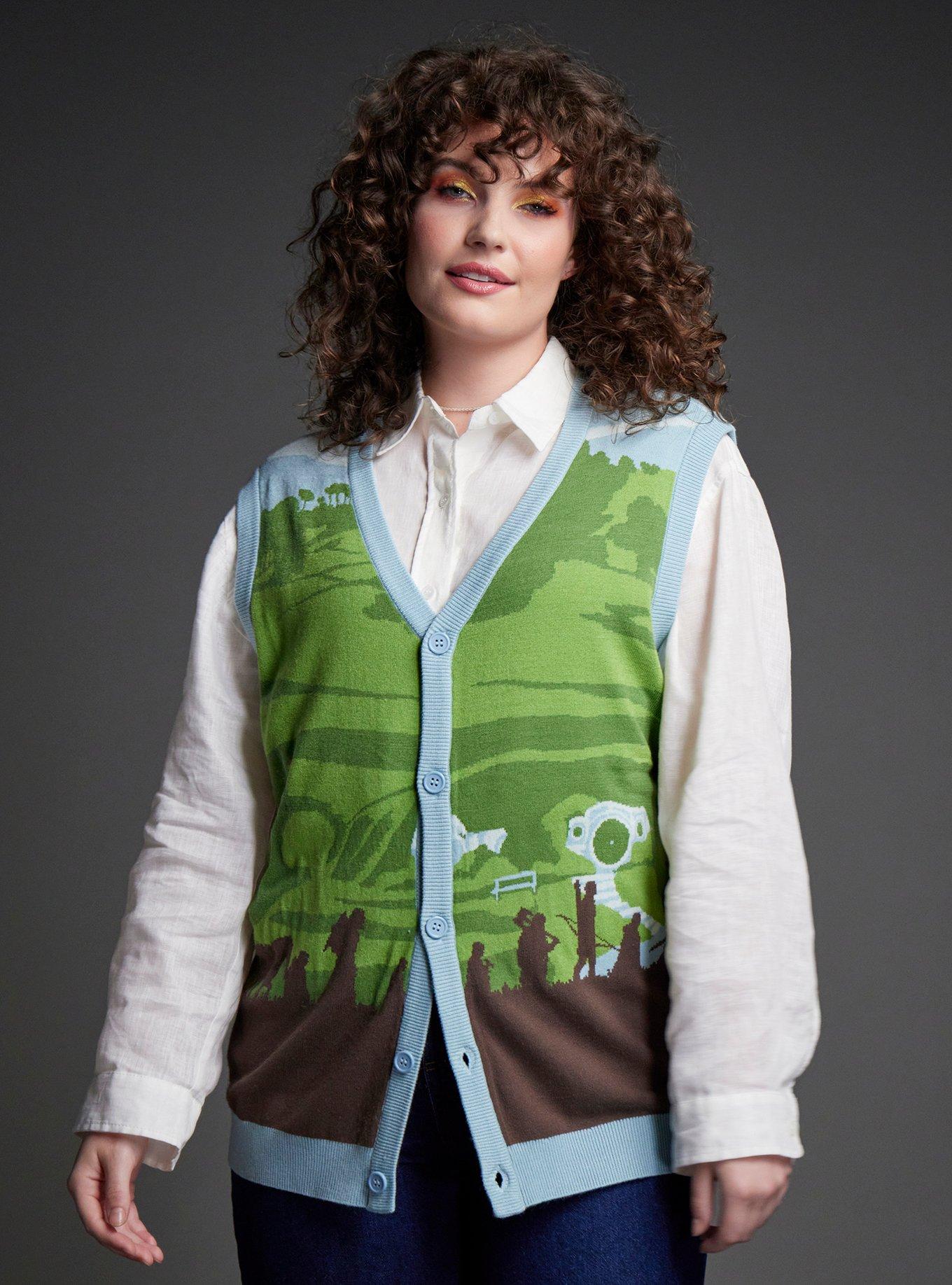 The Lord Of The Rings Embroidered Button-Up Vest her offers universe plus size