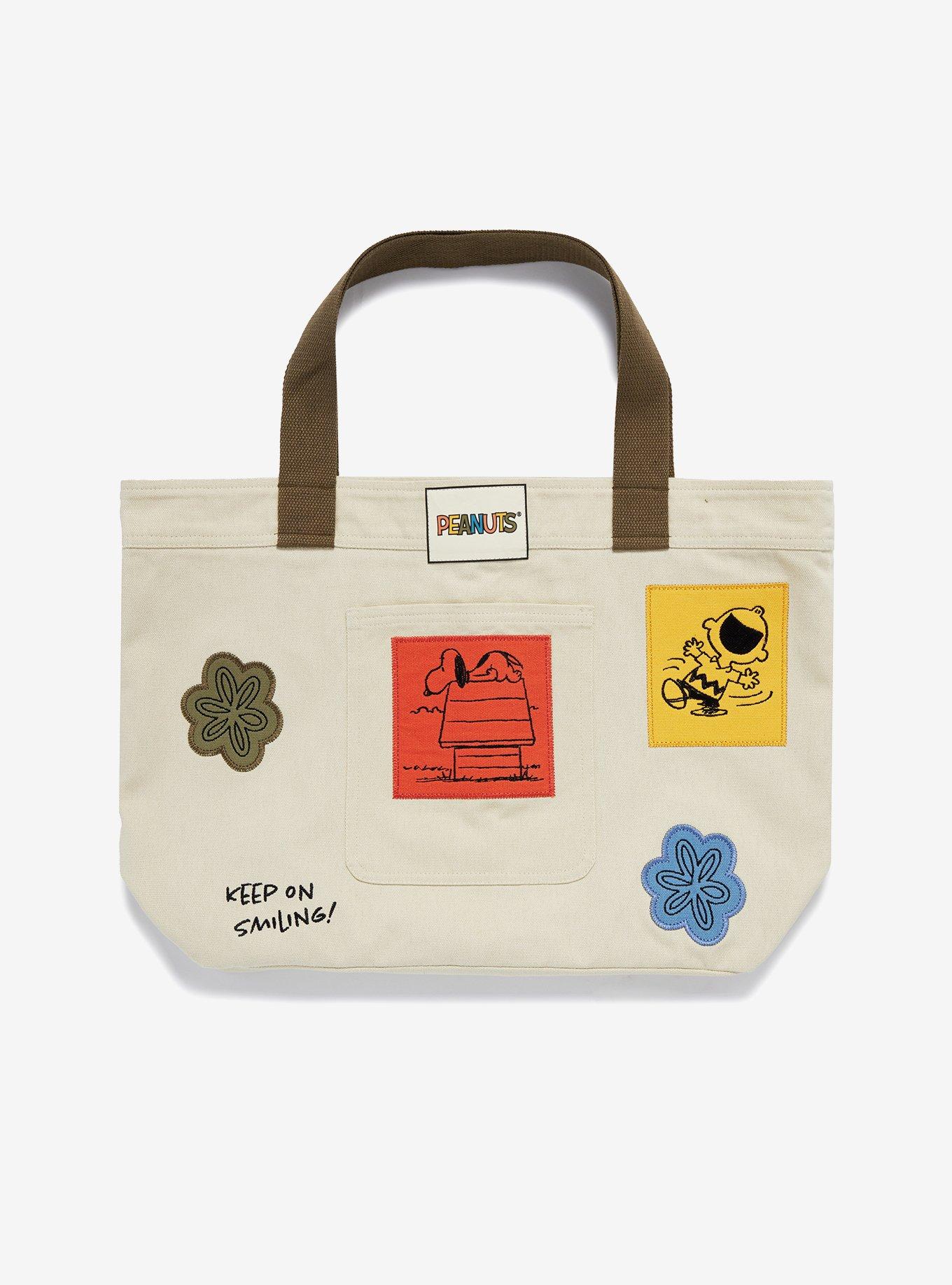 Peanuts Snoopy, Charlie Brown, & Woodstock Tote Bag, , hi-res