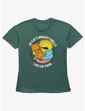 The Simpsons Ralph Cat Breath Womens Straight Fit T-Shirt, , hi-res