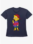 The Simpsons Cool Lisa Womens Straight Fit T-Shirt, NAVY, hi-res