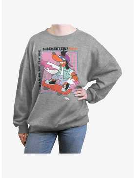 The Simpsons Poochie Dudemeisters Womens Oversized Sweatshirt, , hi-res