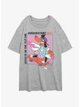 The Simpsons Poochie Dudemeisters Womens Oversized T-Shirt, ATH HTR, hi-res