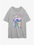 The Simpsons Mr. Sparkle Box Womens Oversized T-Shirt, ATH HTR, hi-res