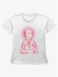 The Simpsons Zen Homer Womens Straight Fit T-Shirt, WHITE, hi-res