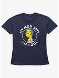 The Simpsons Milhouse Is Cool Womens Straight Fit T-Shirt, NAVY, hi-res