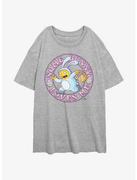 The Simpsons Some Bunny Womens Oversized T-Shirt, , hi-res