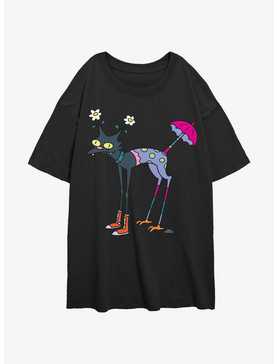 The Simpsons Mutant Snowball Womens Oversized T-Shirt, , hi-res