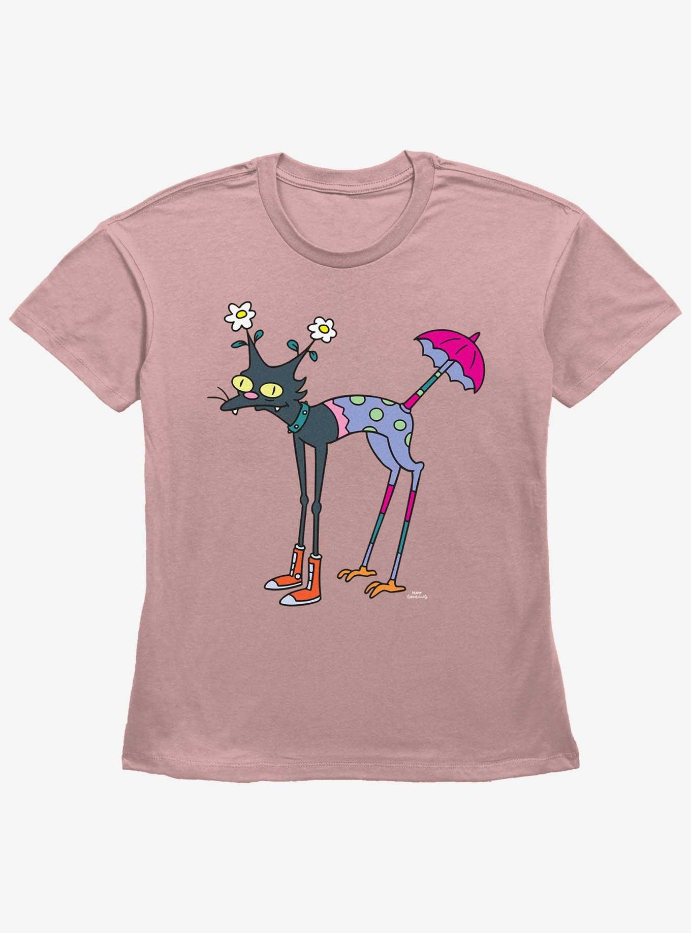 The Simpsons Mutant Snowball Womens Straight Fit T-Shirt, DESERTPNK, hi-res