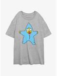 The Simpsons Maggie Star Snow Suit Womens Oversized T-Shirt, ATH HTR, hi-res
