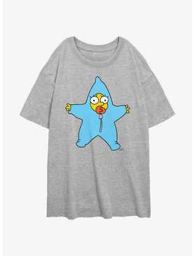 The Simpsons Maggie Star Snow Suit Womens Oversized T-Shirt, , hi-res