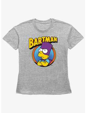 The Simpsons Bartman Circle Womens Straight Fit T-Shirt, , hi-res