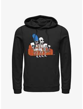The Simpsons Skeleton Family Couch Hoodie, , hi-res