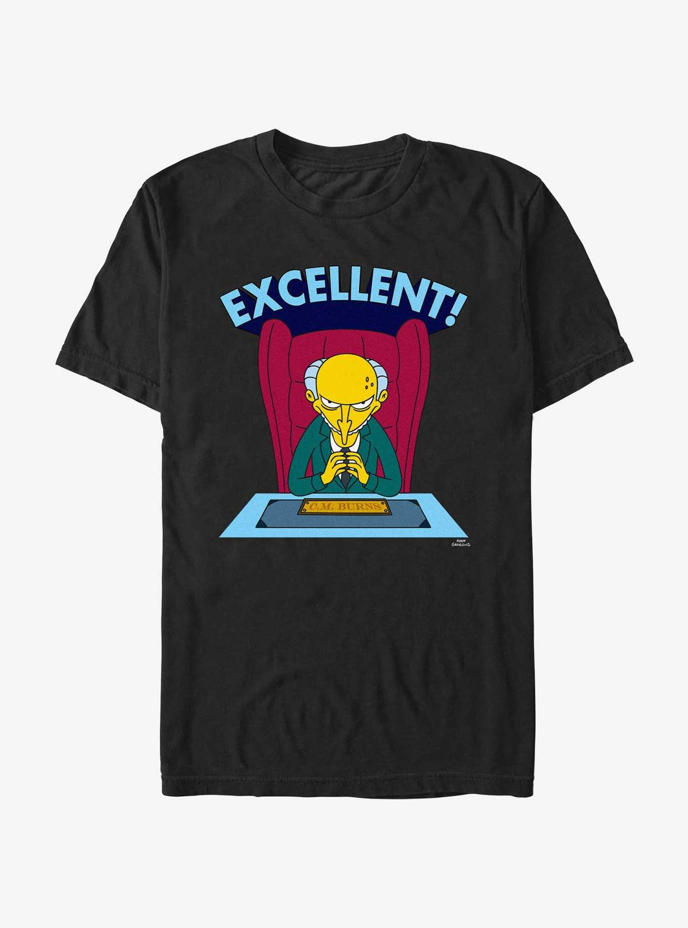 The Simpsons Excellent Burns T-Shirt, , hi-res