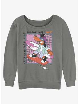 The Simpsons Poochie Dudemeisters Womens Slouchy Sweatshirt, , hi-res