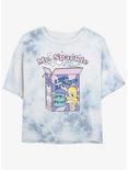 The Simpsons Mr. Sparkle Box Tie-Dye Womens Crop T-Shirt, WHITEBLUE, hi-res