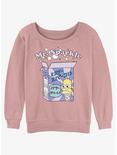 The Simpsons Mr. Sparkle Box Womens Slouchy Sweatshirt, DESERTPNK, hi-res