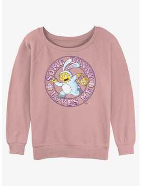 The Simpsons Some Bunny Womens Slouchy Sweatshirt, , hi-res