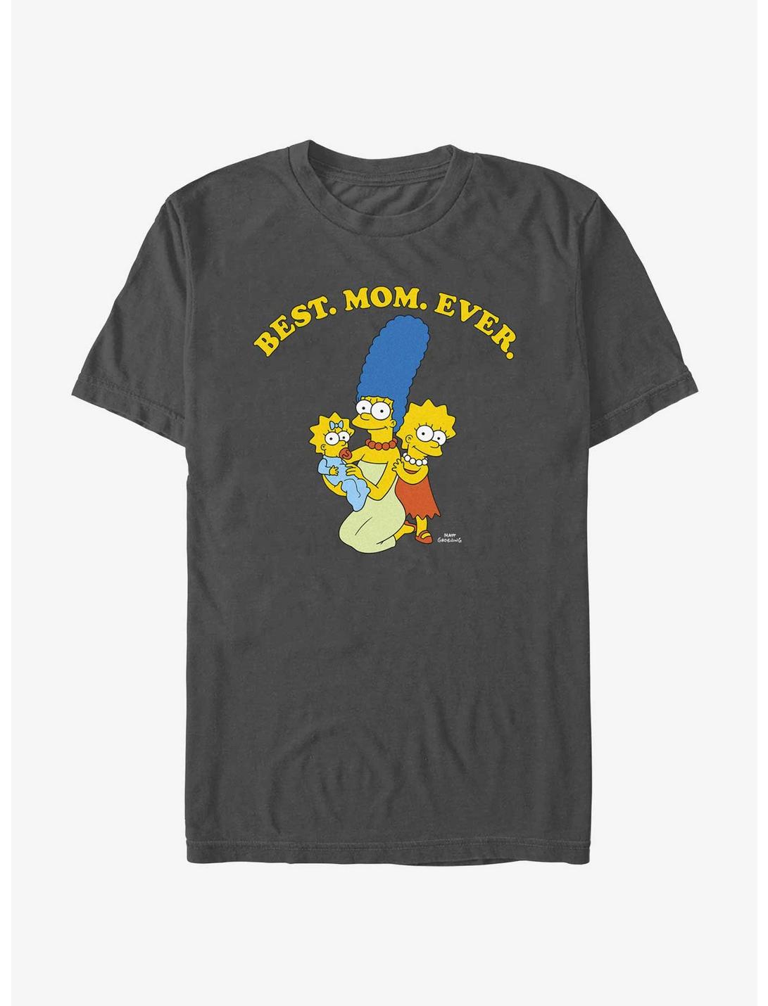 The Simpsons Marge Best Mom Ever T-Shirt, CHARCOAL, hi-res