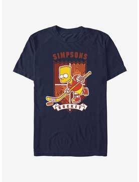 The Simpsons Hockey Crest T-Shirt, , hi-res