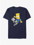 The Simpsons Bart Soccer T-Shirt, NAVY, hi-res