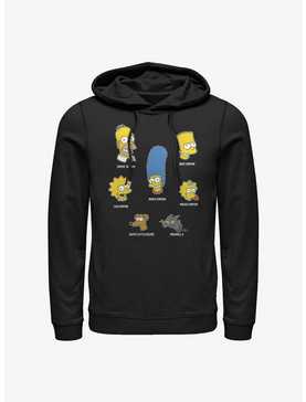 The Simpsons Family Faces Hoodie, , hi-res