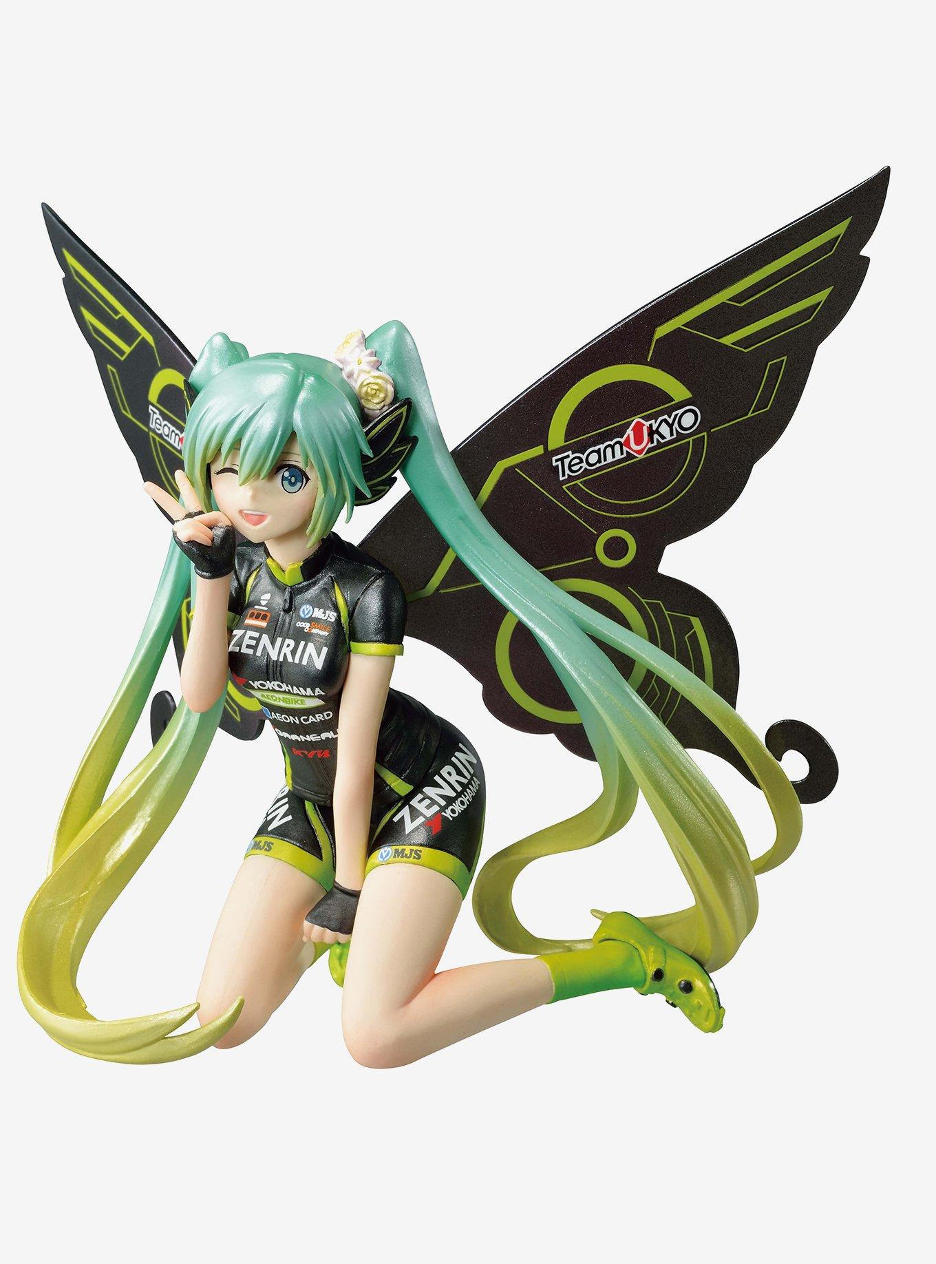 Banpresto Chronicle Hatsune Miku (Racing Miku 2017 Team UKYO Cheering Ver.) Figure, , hi-res