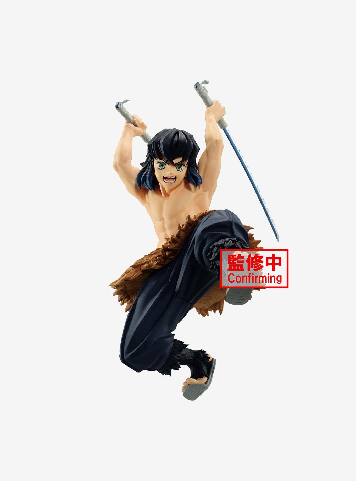 Banpresto Demon Slayer: Kimetsu No Yaiba Vibration Stars Inosuke Hashibira Figure, , hi-res