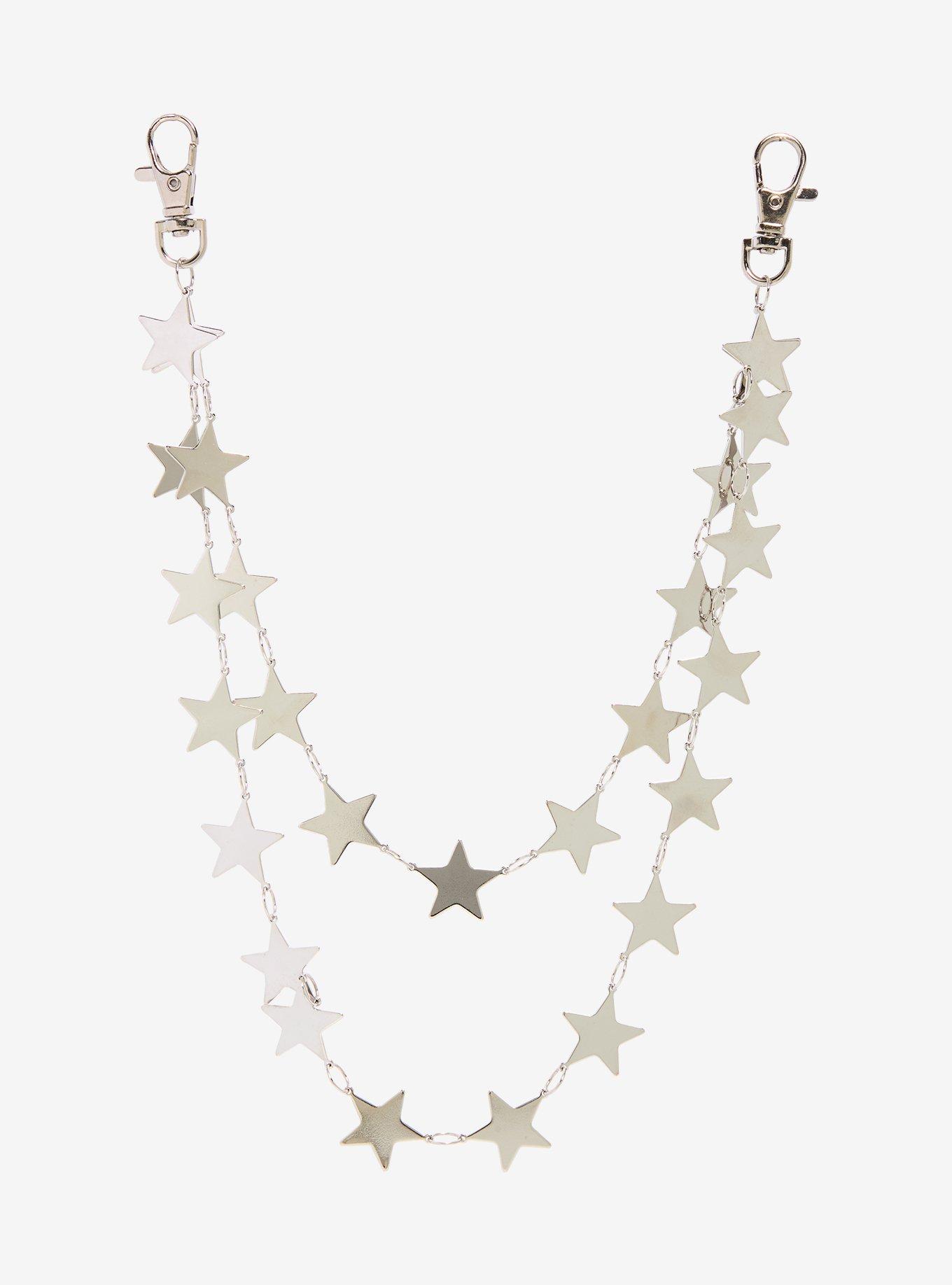 Star Charm 14 Inch & 20 Inch Double Wallet Chain | Hot Topic