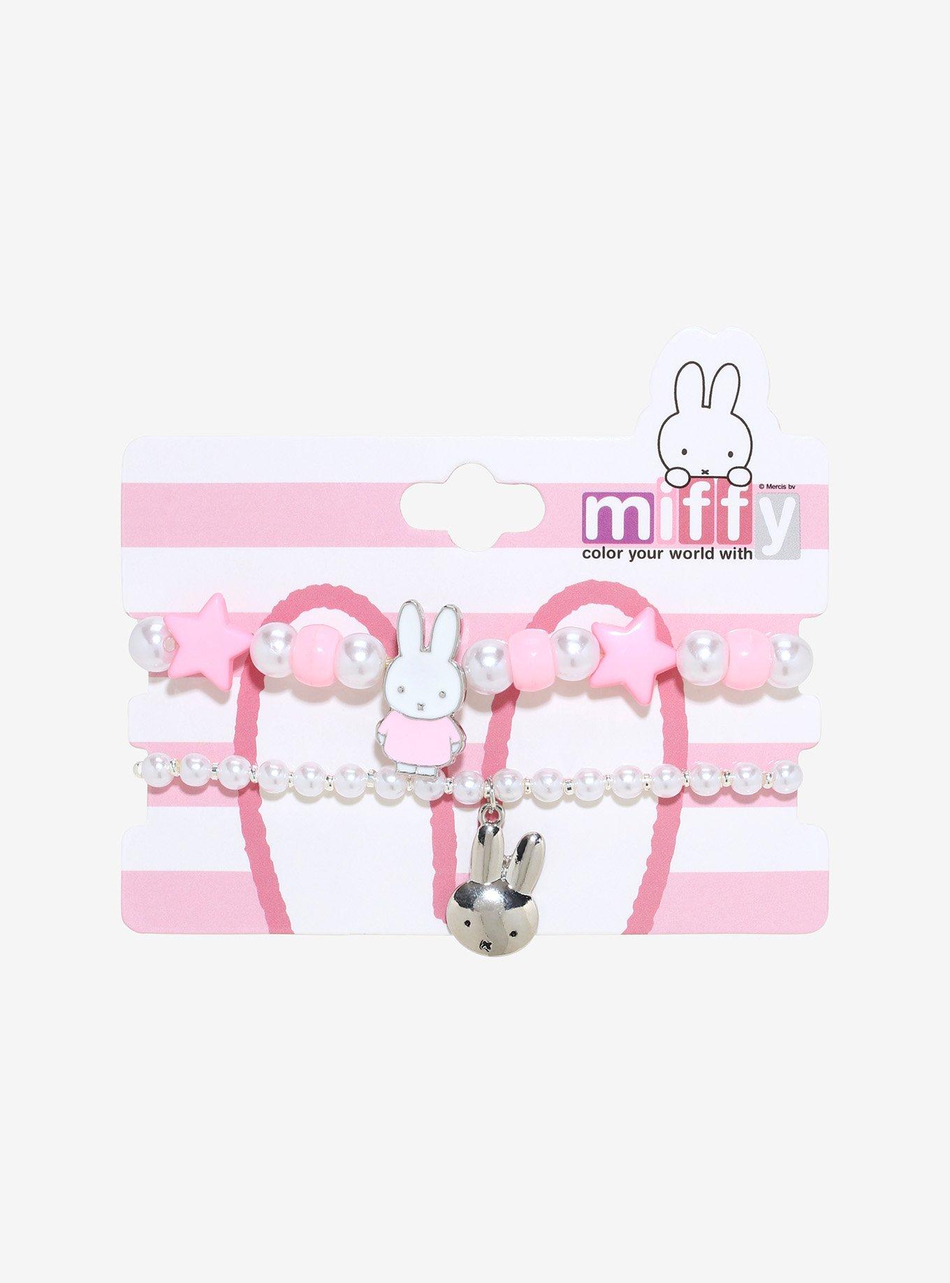 Miffy Charm Bead Bracelet Set, , hi-res