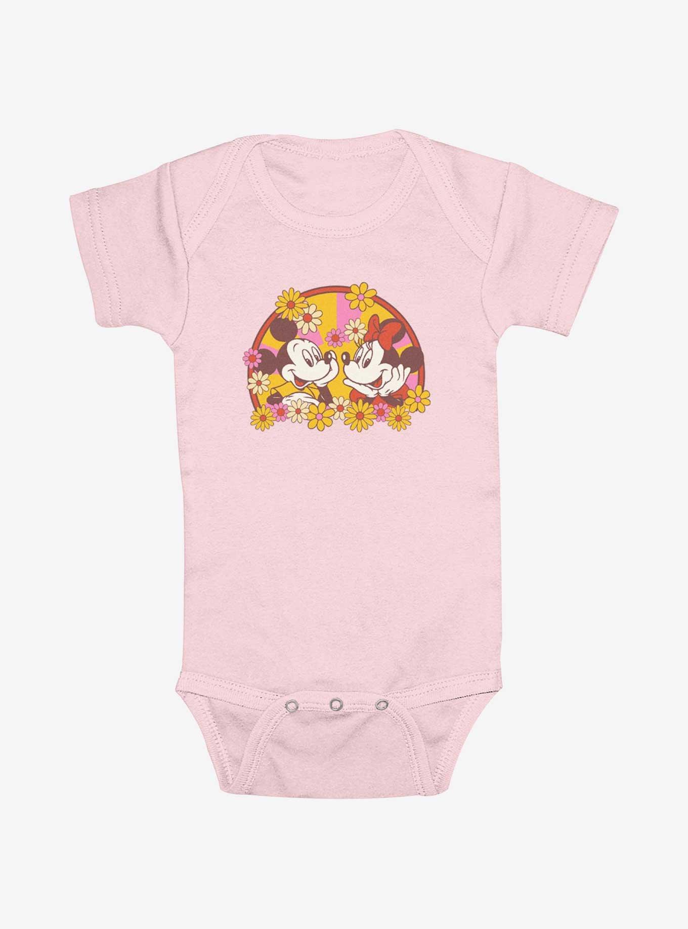 Disney Mickey Mouse Minnie Love Bloom Infant Bodysuit, , hi-res