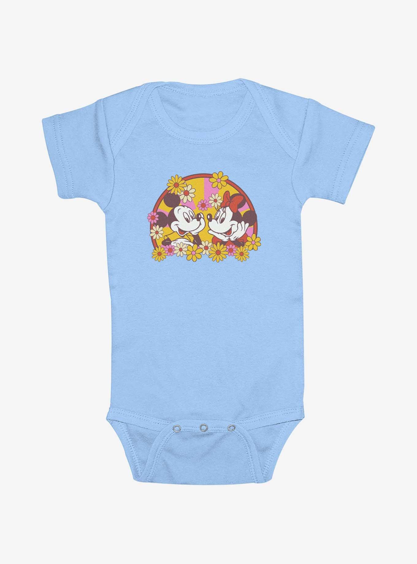 Disney Mickey Mouse Minnie Love Bloom Infant Bodysuit, , hi-res