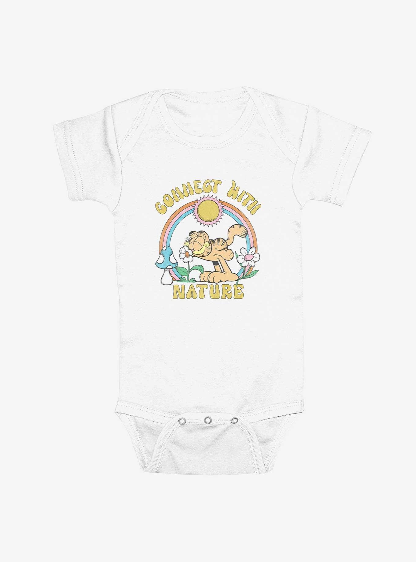 Garfield Connect With Nature Infant Bodysuit, WHITE, hi-res