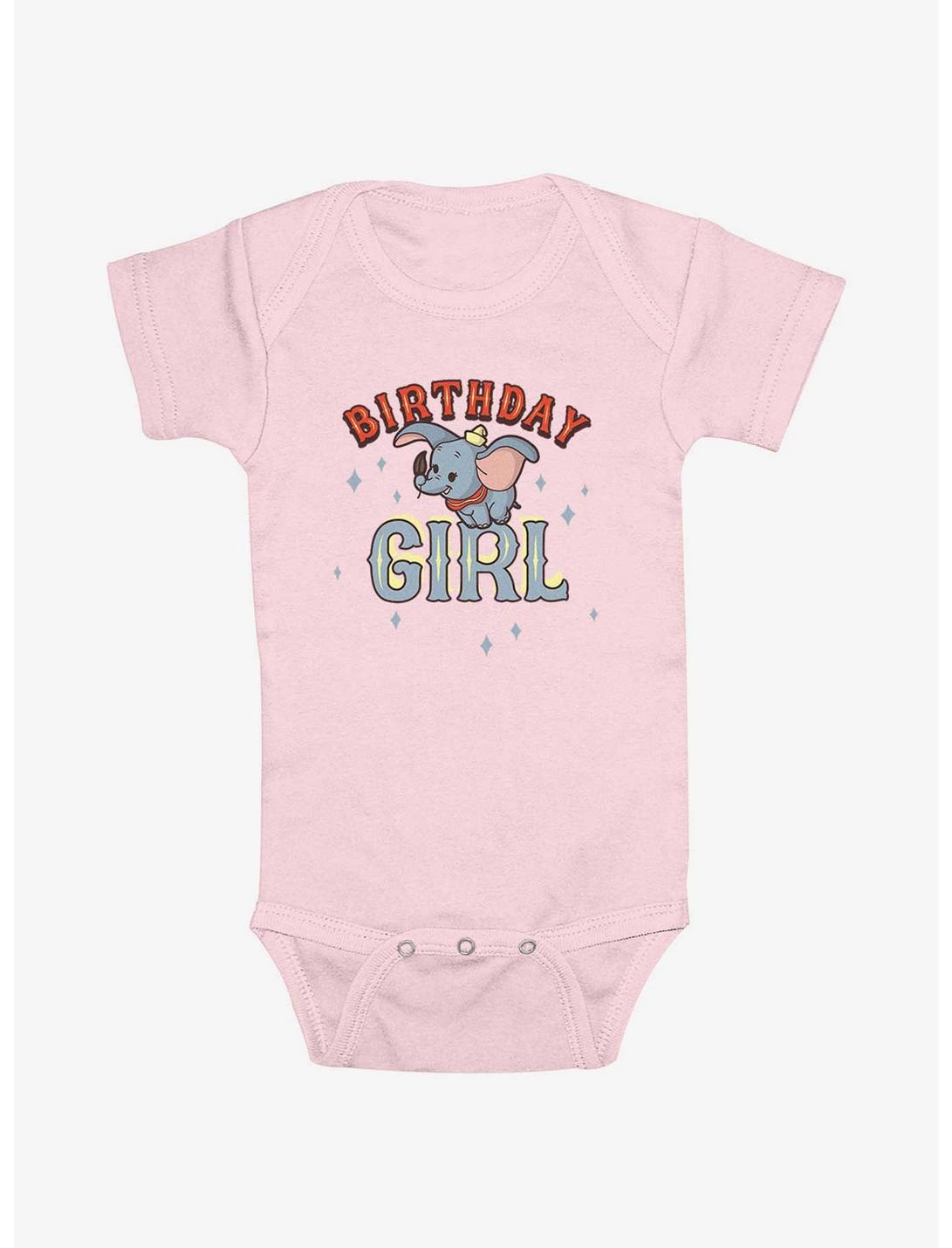 Disney Dumbo Birthday Girl Infant Bodysuit, LIGHT PINK, hi-res