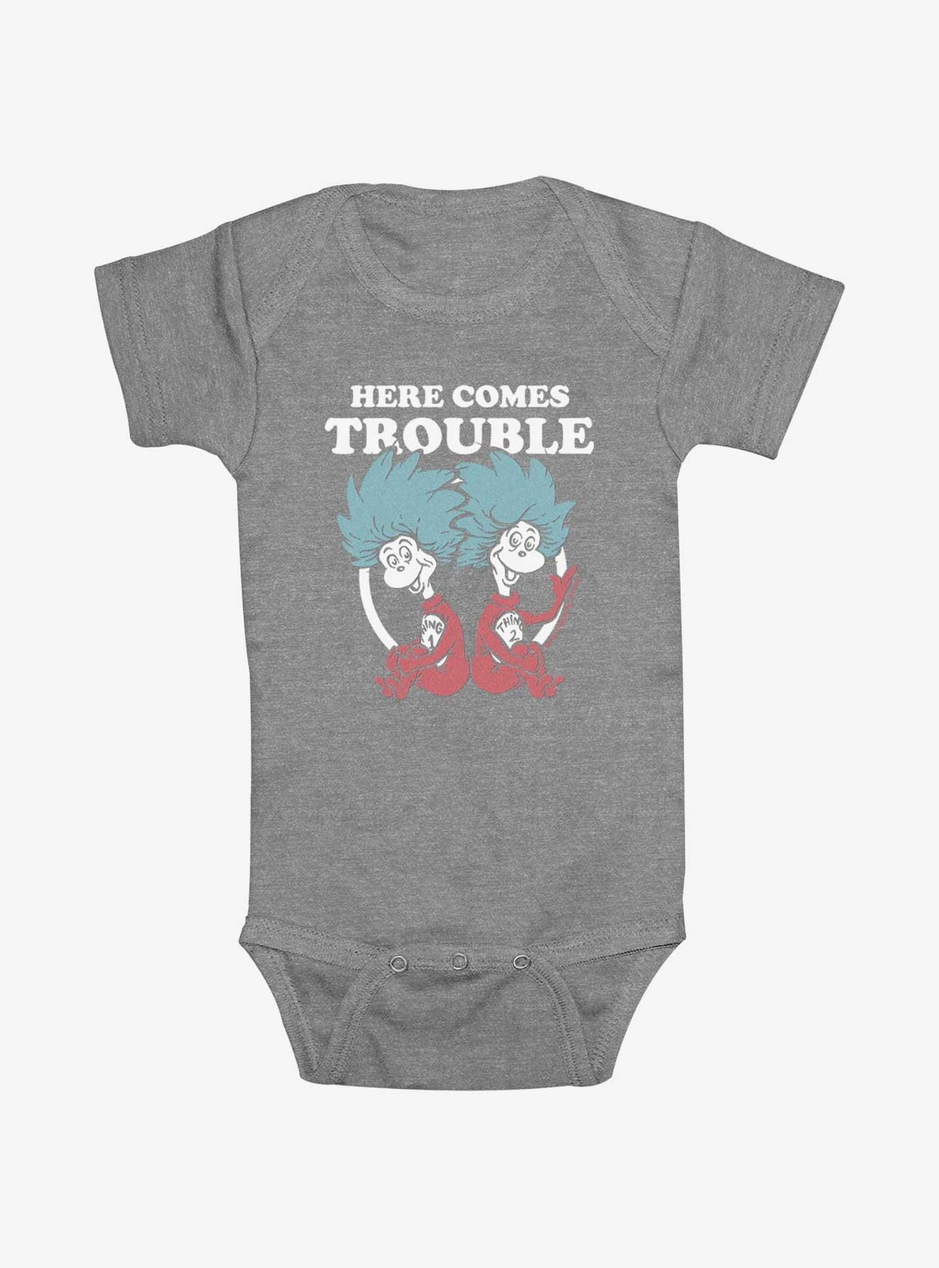 Dr. Seuss Cat In The Hat Thing Trouble Infant Bodysuit, , hi-res