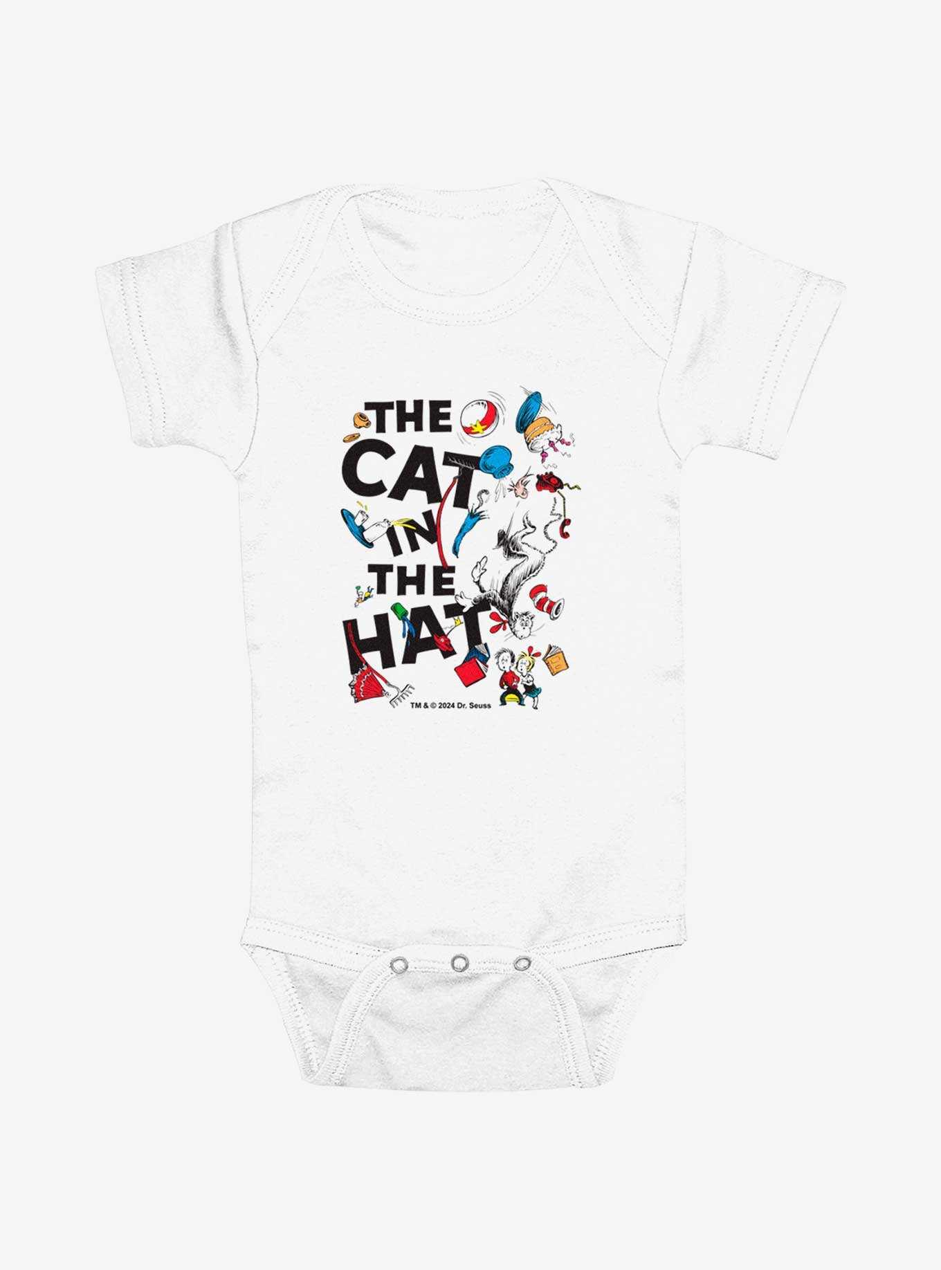 Dr. Seuss Cat In The Hat Scatter Infant Bodysuit, , hi-res