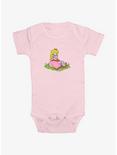 Nintendo Peach And A Butterfly Infant Bodysuit, LIGHT PINK, hi-res