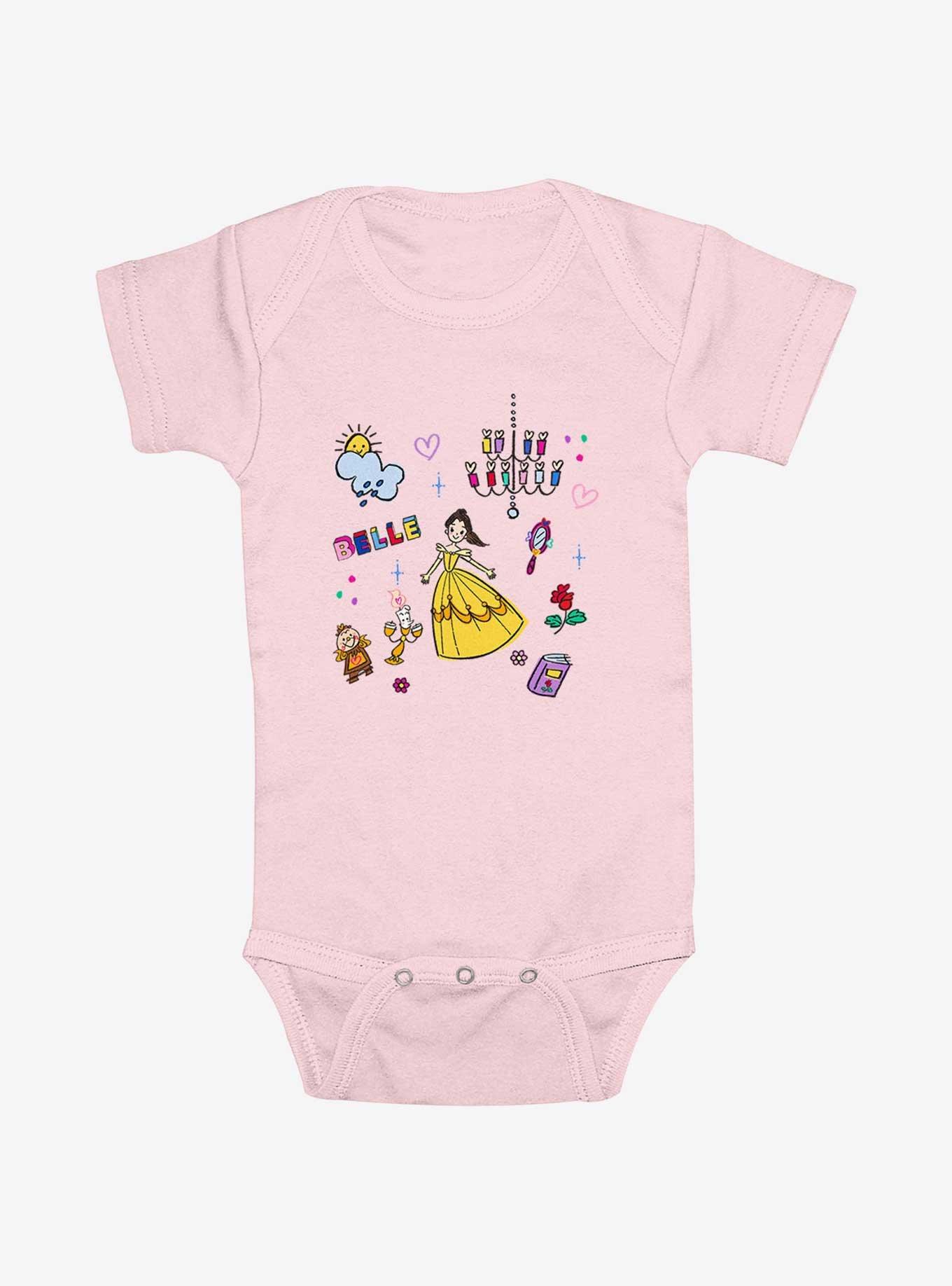 Disney Princesses Belle And Icons Infant Bodysuit, , hi-res