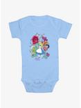 Disney Alice In Wonderland Classic Floral Forest Infant Bodysuit, LT BLUE, hi-res