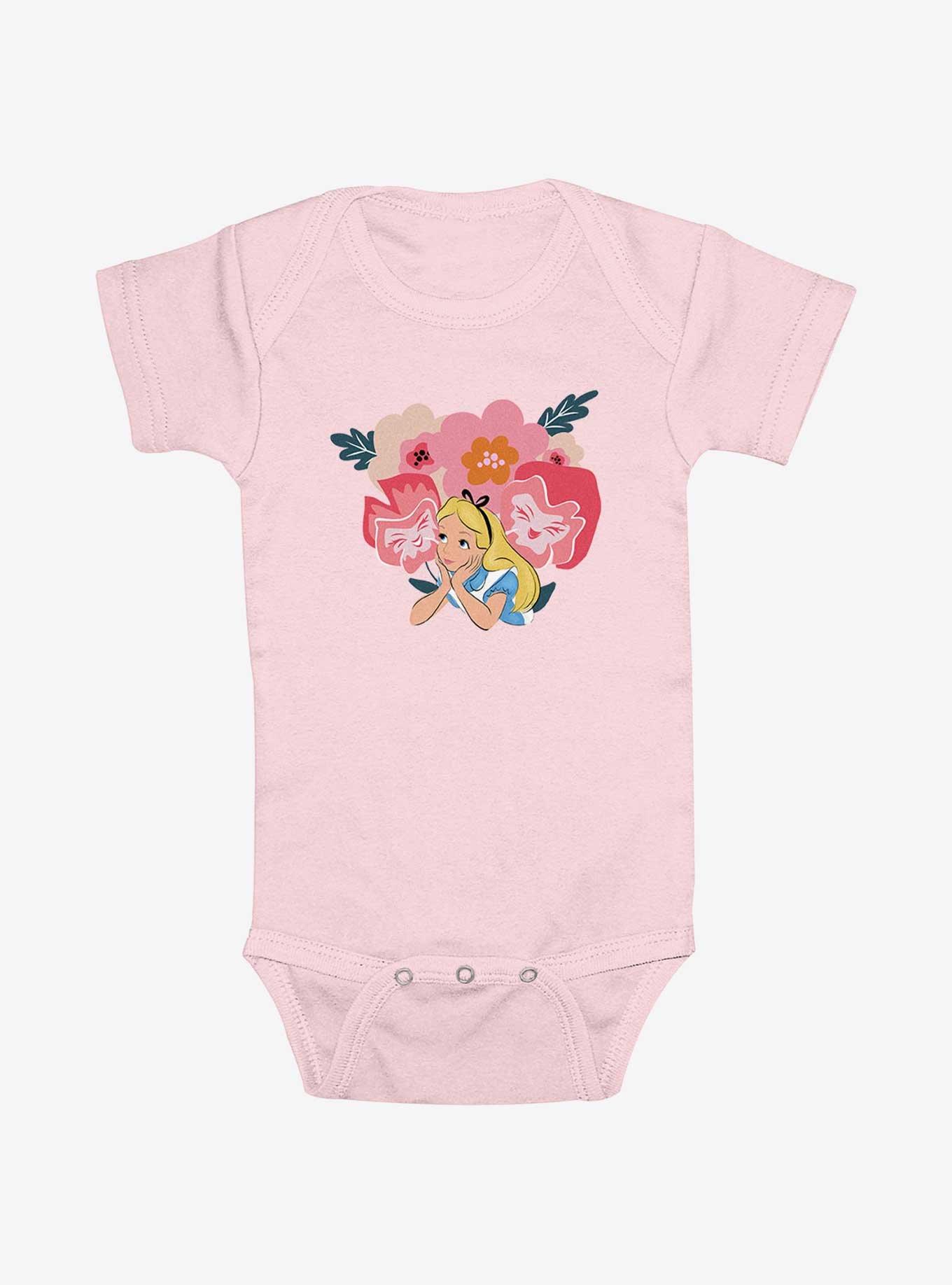 Disney Alice In Wonderland Flowers Infant Bodysuit, , hi-res