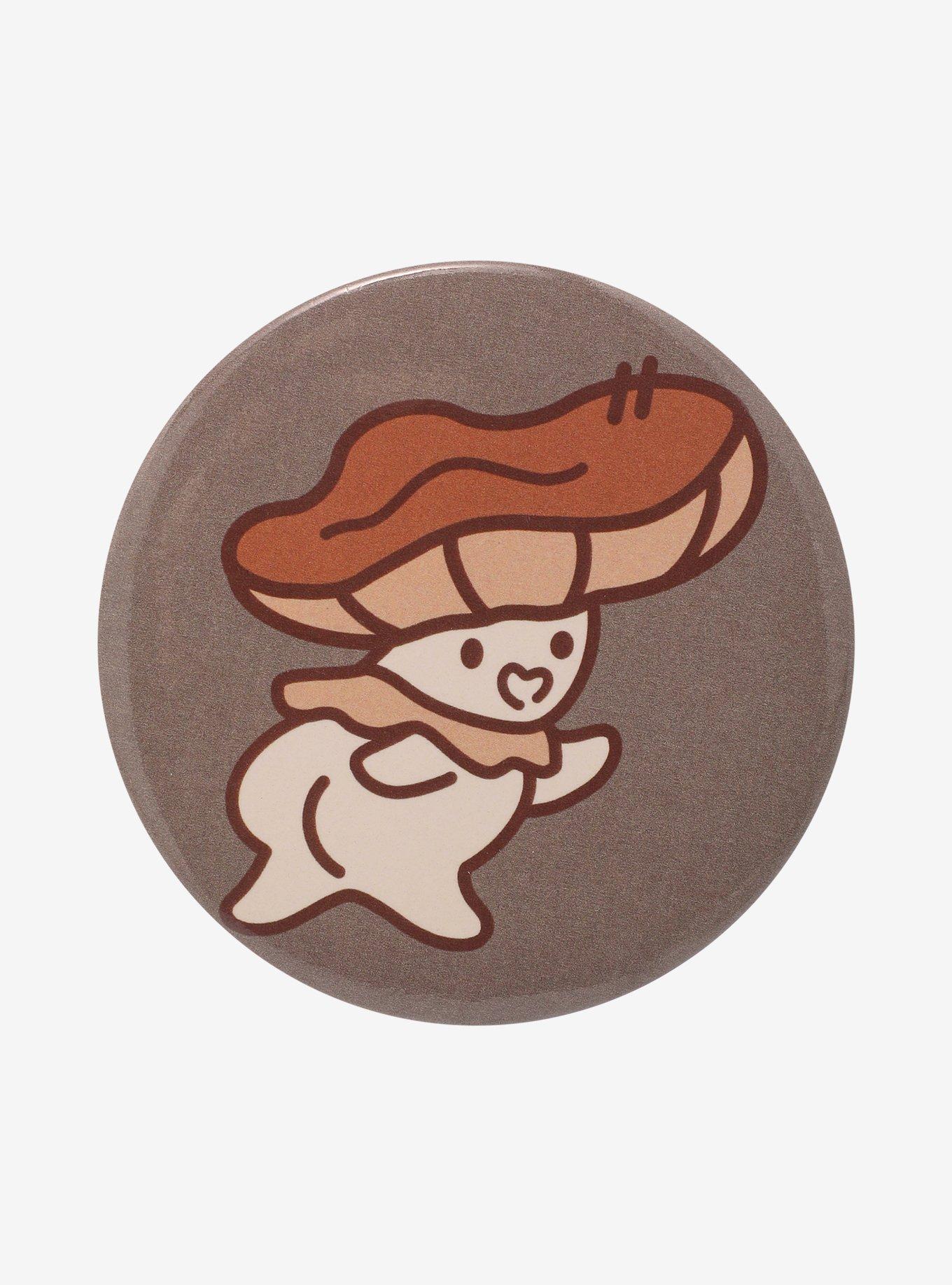 Mushroom Butt 3 Inch Button, , hi-res