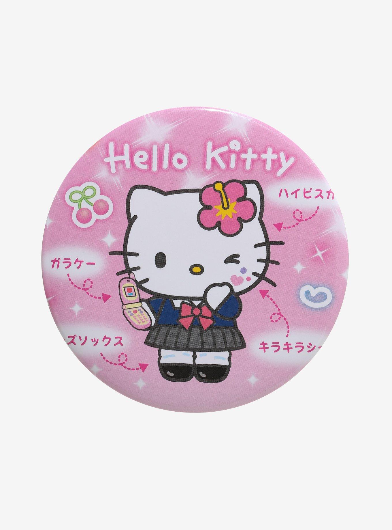 Hello Kitty Kogyaru Guide 3 Inch Button, , hi-res