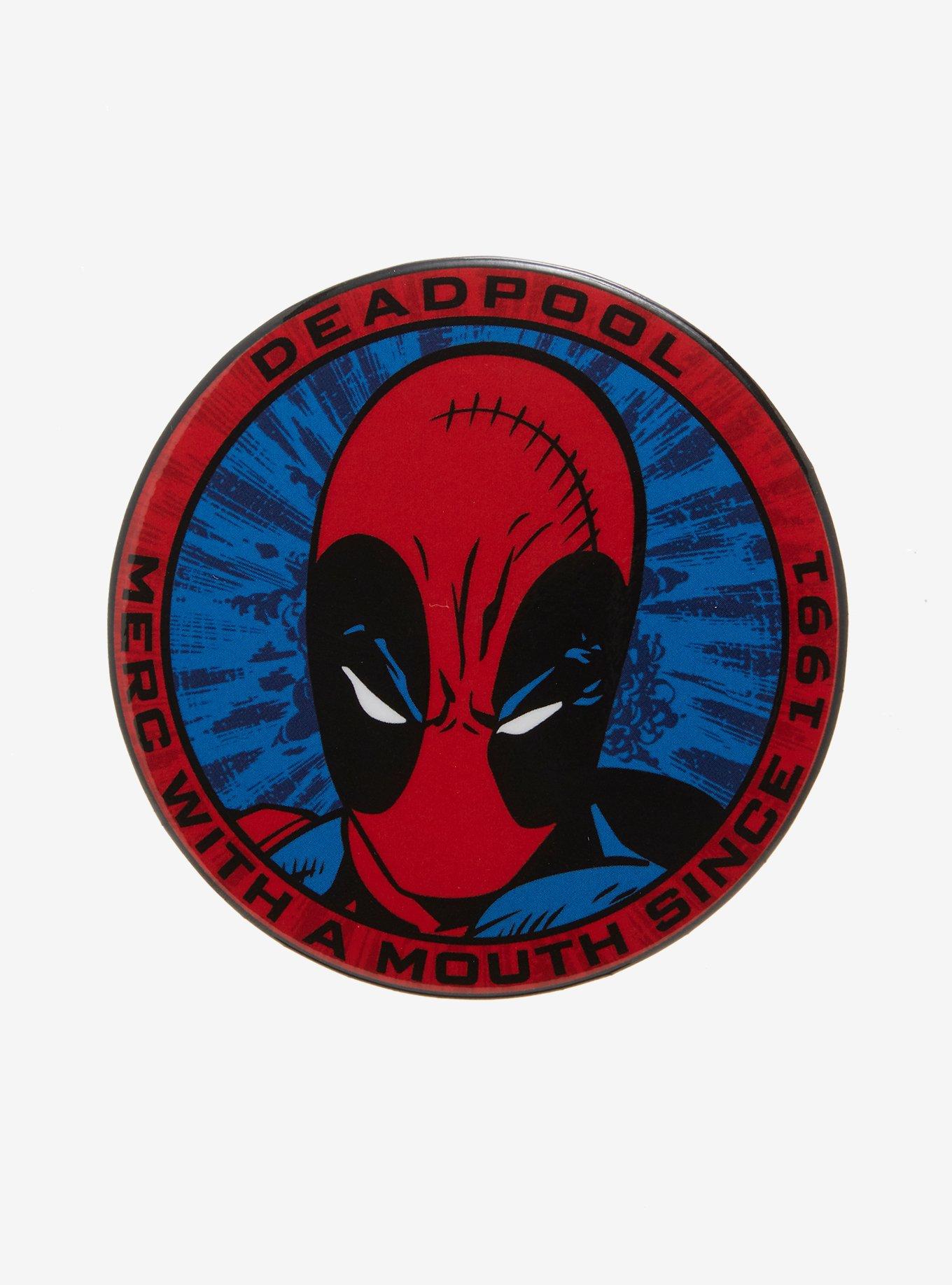 Marvel Deadpool Comic 3 Inch Button, , hi-res