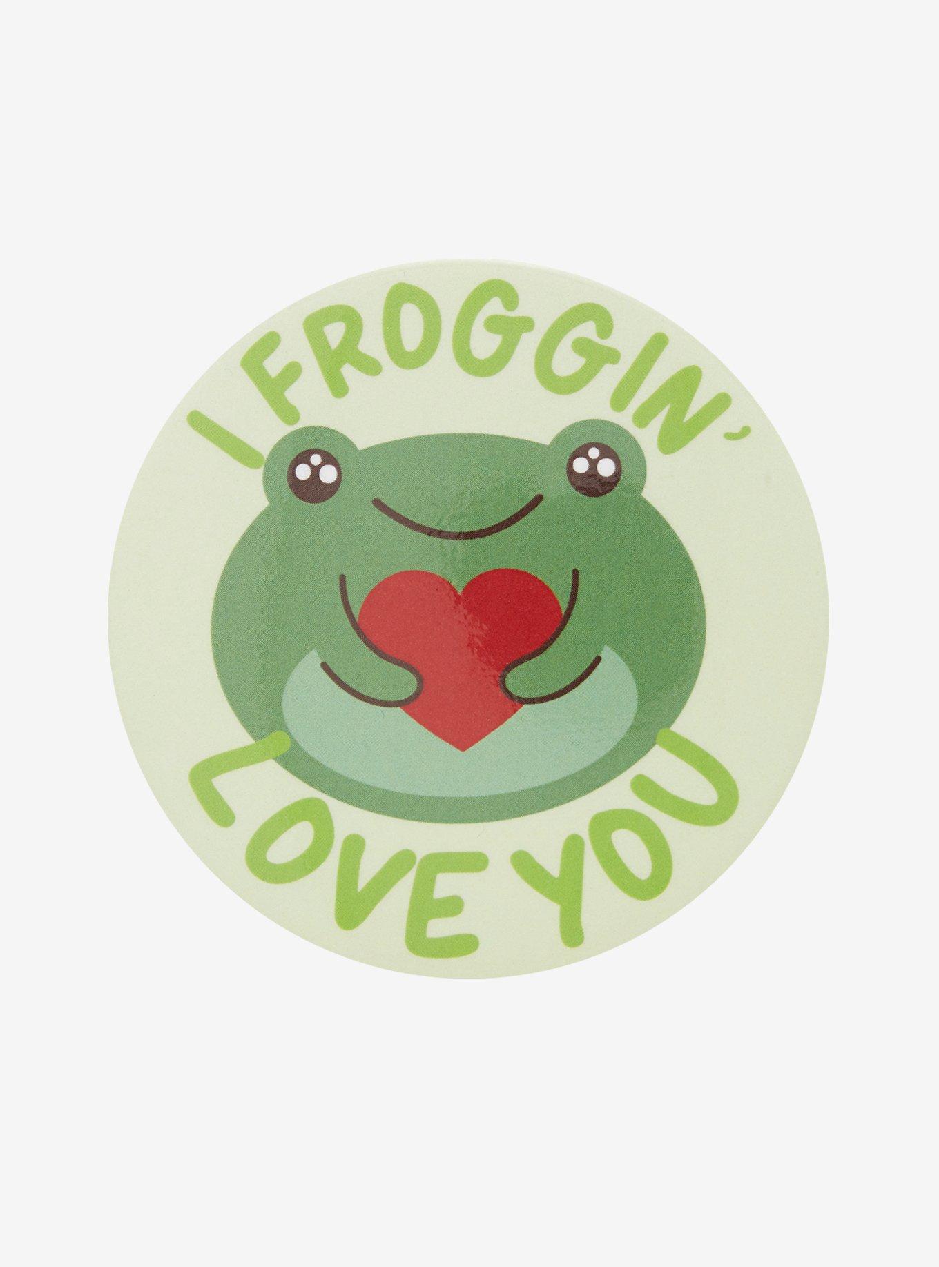 I Froggin' Love You 3-Inch Button