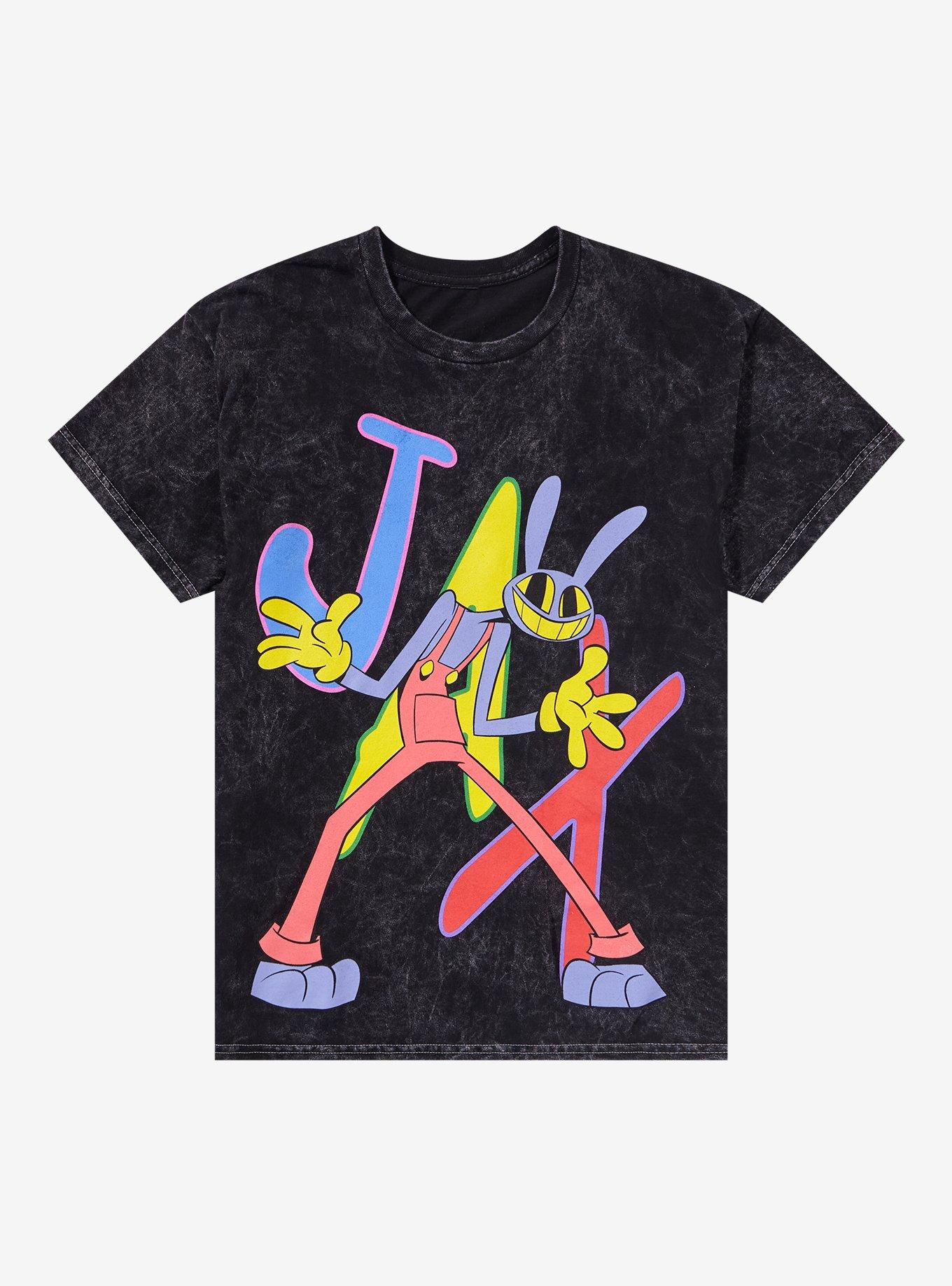The Amazing Digital Circus Jax Mineral Wash T-Shirt, MULTI, hi-res