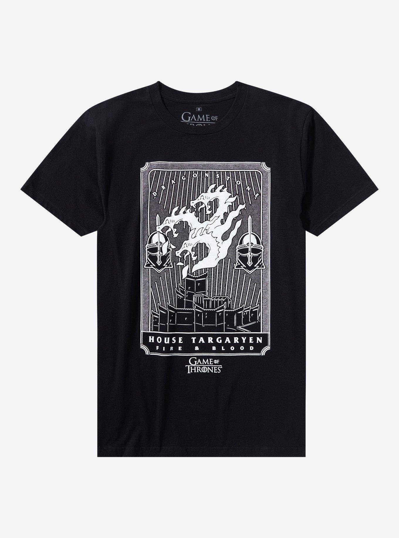 Game Of Thrones House Targaryen Tarot Card T-Shirt | Hot Topic