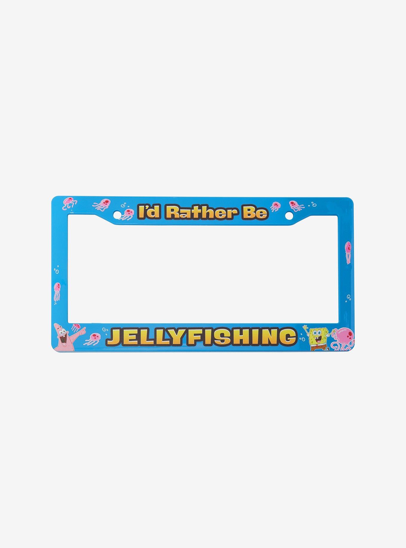 SpongeBob SquarePants Jellyfishing License Plate Frame, , hi-res