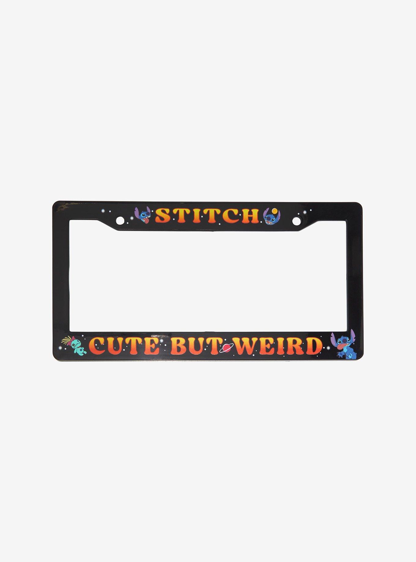 Disney Stitch Cute But Weird License Plate Frame